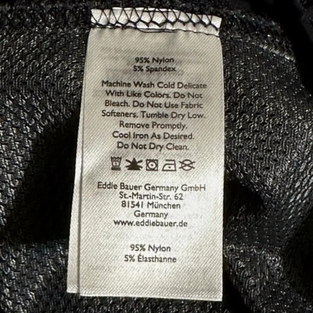 Eddie Bauer First Ascent Guide Pro Crop Capri Pants Black 22W - Picture 6 of 6